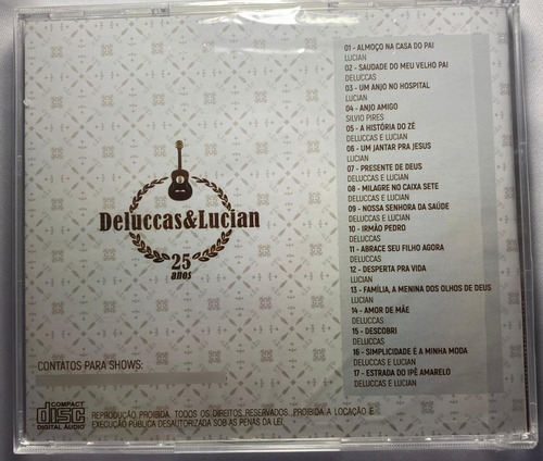Cd Deluccas & Lucian 25 Anos