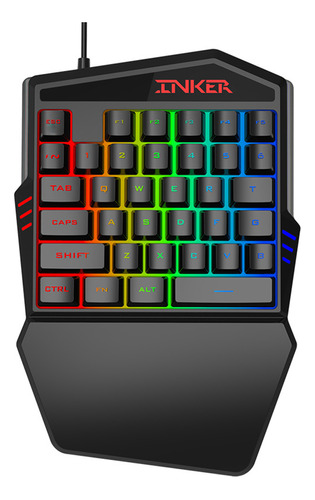 Elegante Teclado Para Juegos Retroiluminado, Juego De Comput