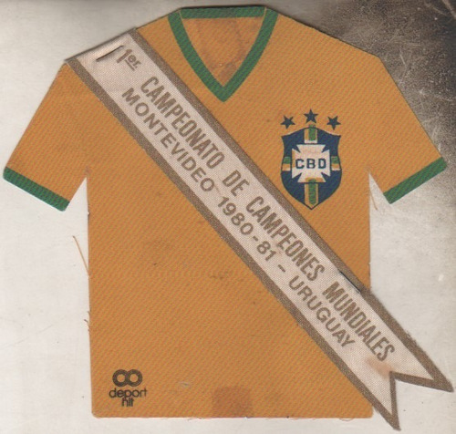 Publicidad Deport Hit - Mini Camiseta Brasil Mundialito 1980