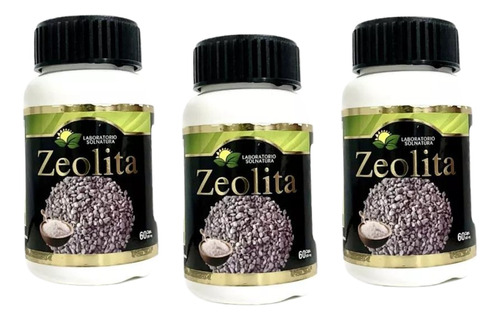 Zeolita Micronizada 180 Capsulas 500mg 100% Natural