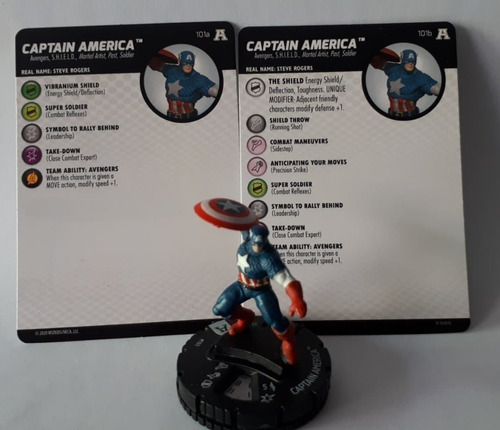 Heroclix Captain America #101 Battlegrounds: Avengers Vs Mas
