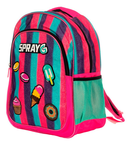 Spray G Lonchera Escolar Ice Cream Macarron Glitter 83195 Color Multicolor