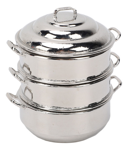 Vaporizador De Cocina En Miniatura A Escala 1:12, Cesta De A