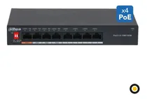Comprar Switch Poe Dahua 4 Poe + 4 No Poe 10\u002F100 Pfs3008-8et-60-v2