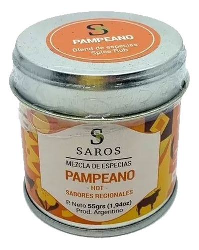Blend De Especias Saros Pampeano X 55 Grs 