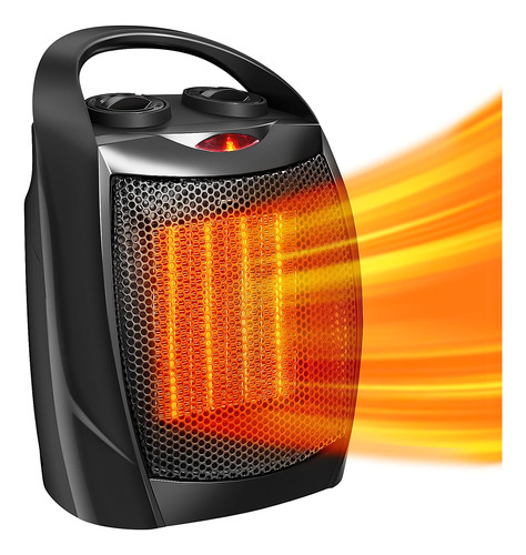 Calentador Portátil Cerámico Con Termostato 1500w/750w Para