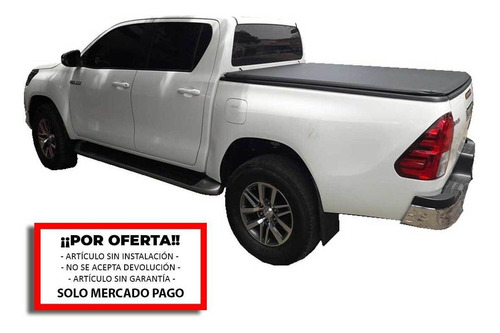 Lona Toyota Hilux Revo 2016= Doble Cabina        