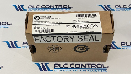Allen Bradley 1762-ow16 /a Módulo Salida Rele Micrologix