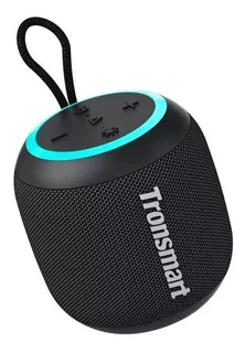 Bocina Bluetooth Portátil Tronsmart T7 Mini 15w Luces Led Color Negro