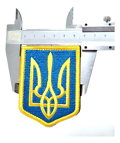Parche Militar, Tela Velcro, Insignia Fuerza Aérea Ucraniana