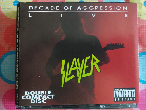 Slayer Cd Live Decade Of Aggression Imp. Usa Y