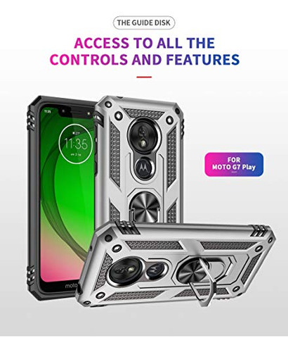 Funda Drop Impact De Grado Militar Para Motorola Moto G7 Pla