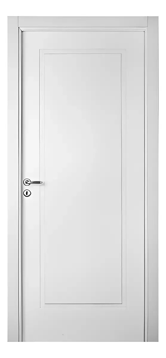 Puerta Placa Pesada Oblak Capri 1 Tablero Recto 70x200x10 Blanco