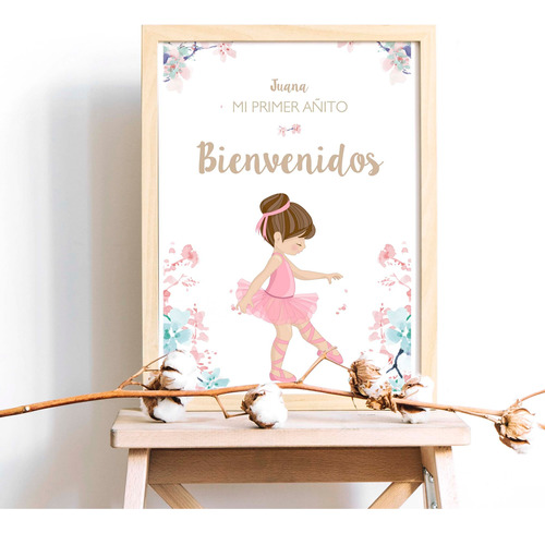 Kit Imprimible Bailarina De Ballet Personalizado Cumpleaños