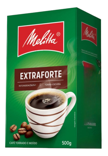 Café Melita Extraforte Molido Origen Brasil De 500g