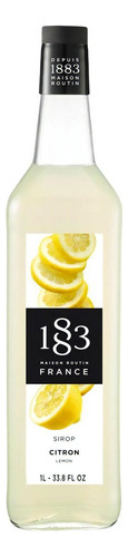 Xarope 1883 Maison Routin Francês 1 Litro Essência - Sabores Sabores Limão Siciliano