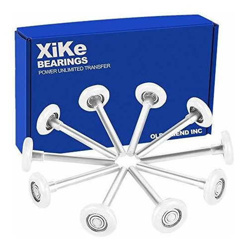 Xike 10 Pack Black 2 Nylon Garage Door Roller