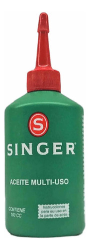 Aceite Multiuso Singer De 100 Ml .para Todas Las Máquinas .