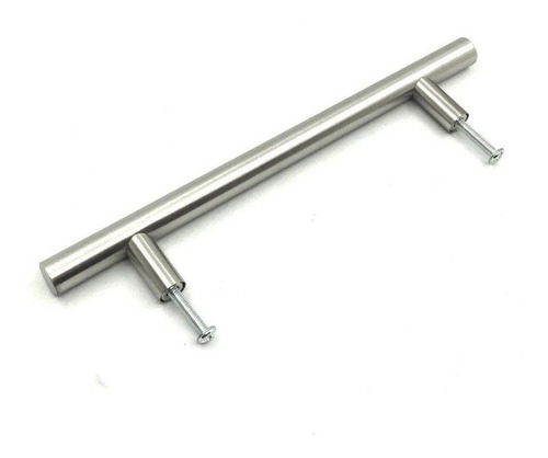 Manija Barral 160mm Cromo Mate Premium Mueble Cocina Cj