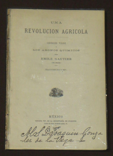 Una Revolución Agricola Georges Ville 1893 Emile Gautier