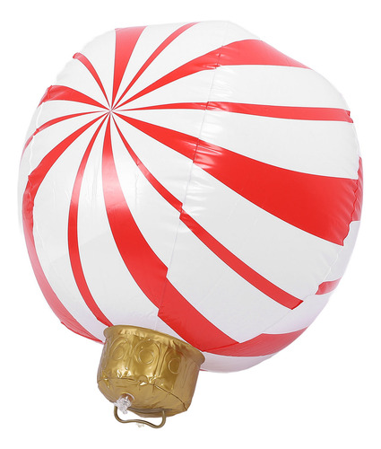 Bola Inflable De Navidad Con Forma De Caramelo De 23.62 PuLG