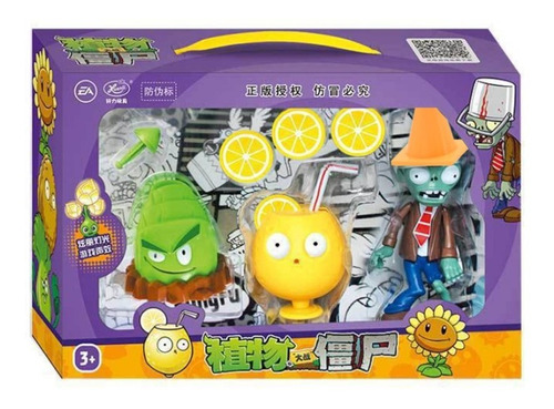 Juego Plantas Vs Zombies Infantil Muñeco Coleccionables 1