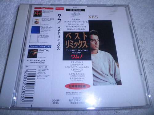 Cd Original De Wham! - The Best Remixes (ediciòn Japòn 1989)