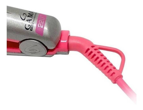 Imagem 4 de 4 de Chapinha de cabelo GA.MA Italy Lumina Duo Tourmaline Plus APP2198 bege savana con pink neon 110V/220V
