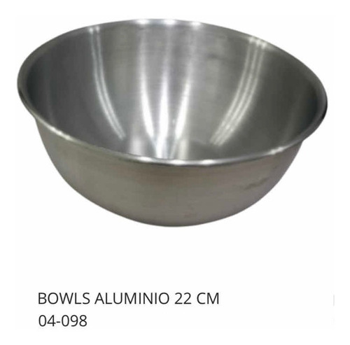 Bowls Aluminio 22 Cm