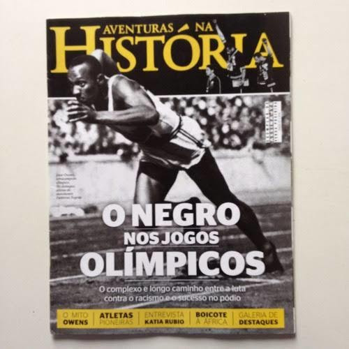 Imagem 1 de 1 de Revista Aventura Na História - O Negro Nos Jogos Olímpicos