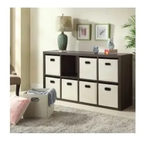 Mueble organizador 8 espacios horizontal / Blanco