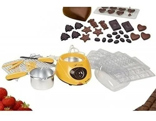 Imagen 3 de 6 de Maquina P/hacer Chocolate Bombones Fondue+acc Chocolatera