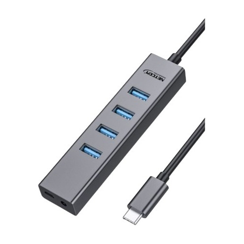 Adaptador Hub Usb 3.1 Tipo C De 4 Puertos Usb 3.0 Netcom