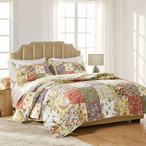 Greenland Home Blooming Prairie King Quilt Set