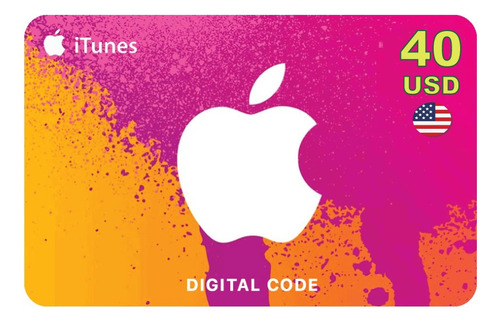 40 Itunes Gift Card Digital Original Apple Store Eeuu