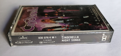 Cinderella Night Songs Cassette Usa 1986 Estándar (Usado)