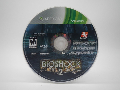 Bioshock 2 Xbox 360 Gamers Code*