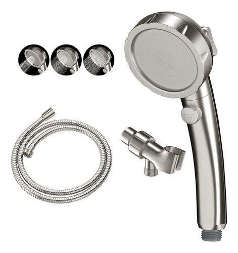 Cabezal De Ducha De Mano De Alto Presión - 3 Modos - Interru