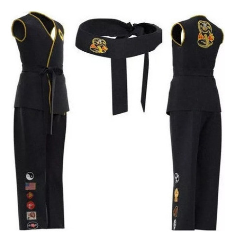Kai Cobra Kai Carl Kickboxing Karate Cosplay Set