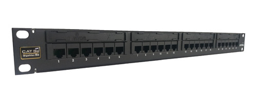 Patch Panel Mca Leviton Mod 5g596-u24 Cat 5e 24 Puertos 1u