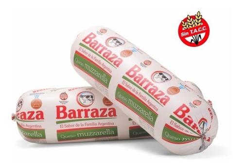 Cilindro Muzzarella Barraza X3 Kg