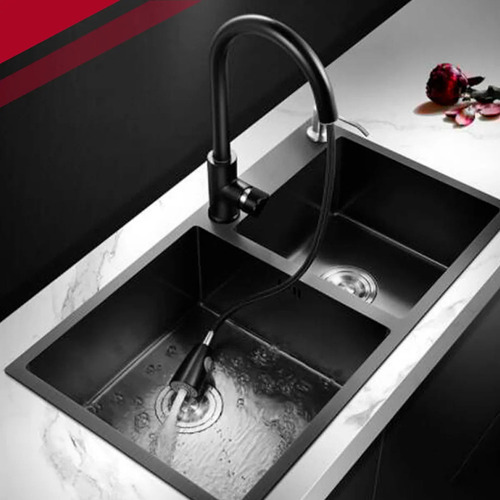 Hjq Torneira Extensível Monocomando Para Lava-louças,