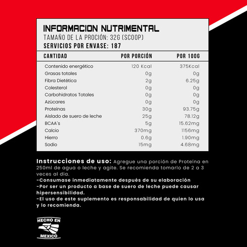 Proteína Isolate Maximo Protein 187serv 6kg Sabores Vainilla