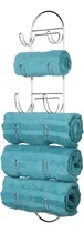 Comprar Soporte De Toallas De Acero Con 6 Compartimentos - Modelo Ch
