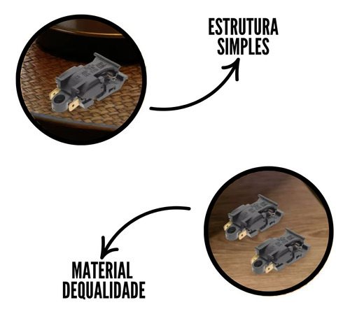 Interruptor Chave Para Chaleira Elétrica Bivolt 16a