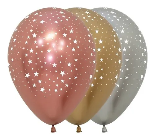 comprar Globo Sempertex  # 5 C\u002F50 Surtido Delux C\u002Festrellas Reflex