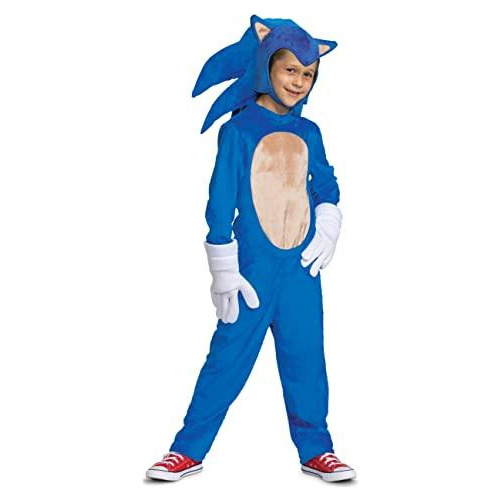 Disfraz Talla S (4-6) Para Niños Sonic 2 The Hedgehog