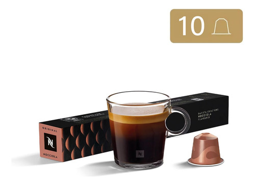 10 Cápsulas De Café Nespresso Original Cappuccino Nocciola