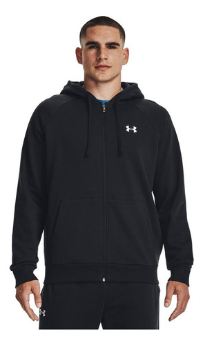 Sudadera Under Armour Negra Afelpada Para Hombre