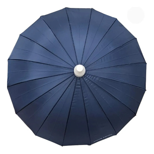 Paraguas Largo Funda Telescopica Pierre Cardin Pcpa08 Azul Oscuro Liso